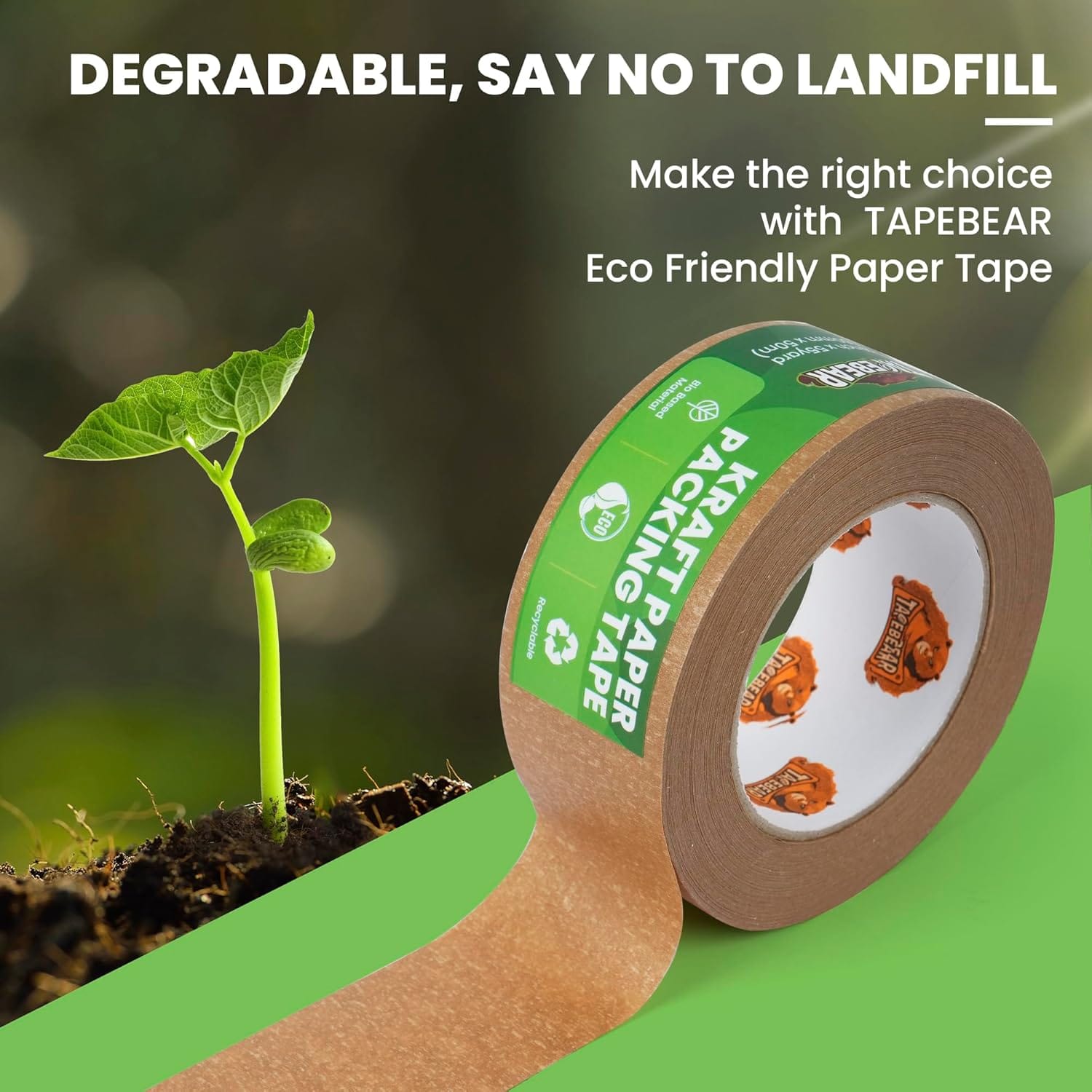 Top Environmentally Friendly Tape Options for Sustainable Packaging, Projects, Bandaids, Body Wrapping and Lint Removal