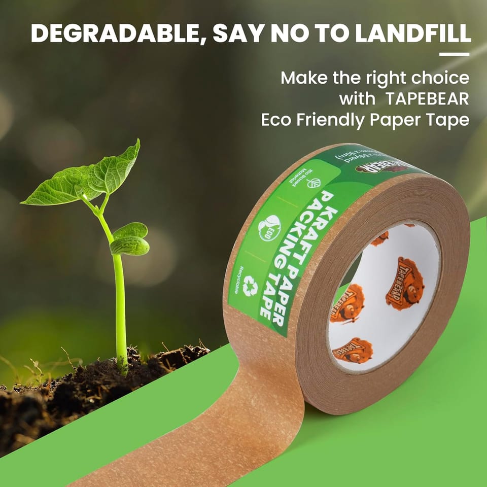 Top Environmentally Friendly Tape Options for Sustainable Packaging, Projects, Bandaids, Body Wrapping and Lint Removal